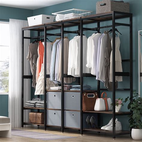 metal wardrobe closets for clothes